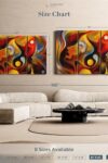 Abstract Portrait Abstract Wall Art 3 Piece Room Wall Art Aesthetic Contemporary Wall Art Bedroom Aesthetic Ready To Hang Abstract Art 65 X 42 0 3