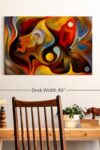 Abstract Portrait Canvas 1 Panel Room Wall Art Aesthetic Contemporary Wall Art Bedroom Aesthetic Ready To Hang Abstract Art 30 X 20 0 2