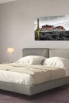 Biuteawal Superstition Mountains Sunset Wall Art Arizona Western Desert Cactus Landscape Paintings Canvas Art Print Nature Pictures For Home Wall Decoration Ready To Hang 0 2