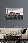 Biuteawal Superstition Mountains Sunset Wall Art Arizona Western Desert Cactus Landscape Paintings Canvas Art Print Nature Pictures For Home Wall Decoration Ready To Hang 0 3