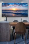 Canvas Wall Art For Office Large Wall Decor For Living Room Bedroom Wall Decorations Blue Ocean Wall Painting Sea Beach Seascape Pictures Print Artwork Ready To Hang Home Decor 24 X 48inch 0 2