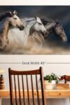Magnificent Horses Canvas 1 Horse Pictures Wall Decor Printed Horse Art Wall Decor Horse Canvas Wall Art For Bedroom 36 X 24 0 2