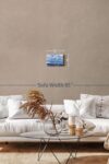 Marble Abstract Canvas 1 Panel Blue Abstract Wall Art Decor Elegant Blue Abstract Canvas Wall Art Blue Wall Art For Living Room 12 X 8 0 3