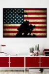 Memorial Day Usa Flag Canvas Print 1 Piece 51 X 34 0 2