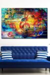 Music Abstract Canvas Print 1 Piece 39 X 26 0 0