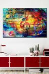 Music Abstract Canvas Print 1 Piece 39 X 26 0 2
