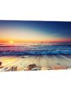 Pyradecor One Panel Sea Waves Large Canvas Prints Modern Seascape Artwork Landscape Pictures Paintings On Stretched Canvas Wall Art For Living Room Home Decorations L 0