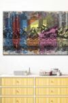 The Last Supper Abstract Canvas Print 1 Piece 12 X 8 0 2