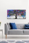 Tree Wall Art For Bedroom Abstract Art Wall Decor Graffiti Wall Art For Living Room Large Size Colorful Pictures Poster Ready To Hang 40 X 20 0 3