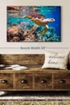 Vivid Sea Life Canvas 1 Panel Ocean Wall Art Decor Sealife Wall Art Fish Pictures Wall Decor Ocean Wall Art For Officehome 39 X 26 0 1