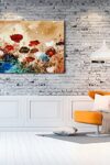 Wieco Art Blooming Poppies Extra Large Contemporary Colorful Flowers Pictures Paintings On Canvas Wall Art Modern Gallery Wrapped Floral Giclee Canvas Prints For Living Room Home Decorations Xl 0 2