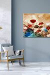 Wieco Art Blooming Poppies Extra Large Contemporary Colorful Flowers Pictures Paintings On Canvas Wall Art Modern Gallery Wrapped Floral Giclee Canvas Prints For Living Room Home Decorations Xl 0 3